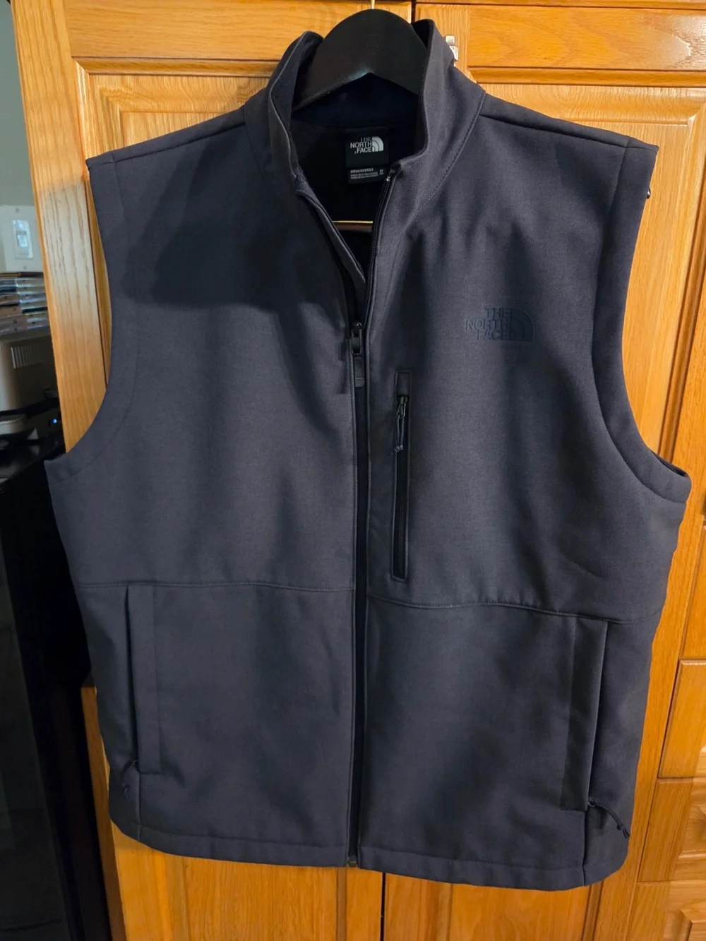 Men's North Face Navy Softshell Vest
